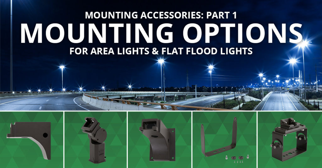 Area Light & Flat Flood Light Mounting Options Part 1 GKOLED