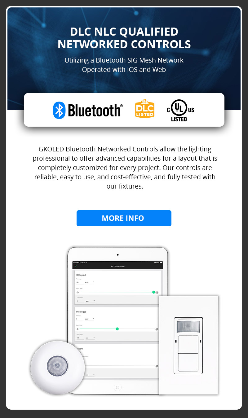 GKOLED Bluetooth Networked Controls